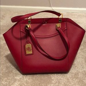 Red Ralph Lauren Tote
